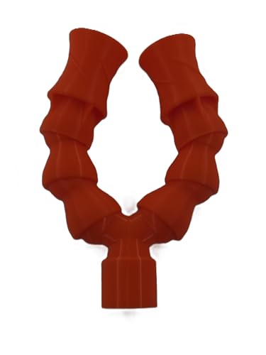 3DReeF Dual Random Flow Generator Kit for Biocube 32, 1/2 Inch, PETG, Black and Neon Green, UV Reactive, Includes 2 RFG Nozzles (Neon Orange)