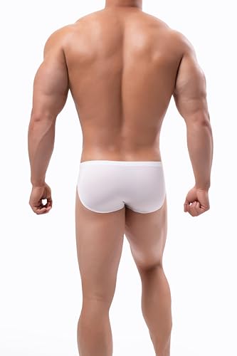 Men Spandex Bikini Low Rise Slim Fit Briefs Breathable Underwear2