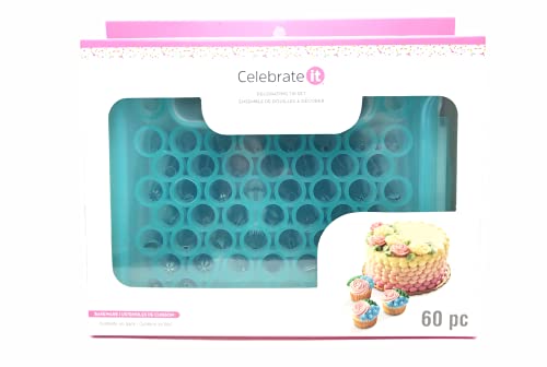 MSPCI Celebrate It Decorating Tip Set 60pc Kit