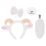 Transformation rapide : Ce set de serre-tête en peluche avec oreilles et queue de mouton permet une métamorphose instantanée pour vos événements costumés, ajoutant une touche amusante et immersive à vos fêtes ou performances sur scène