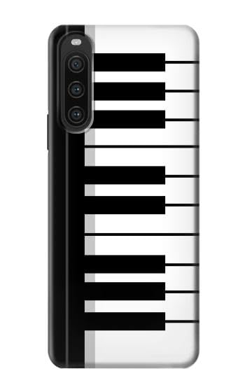 Coque Sony Xperia 10 V antichoc motif piano fini mat anti rayures