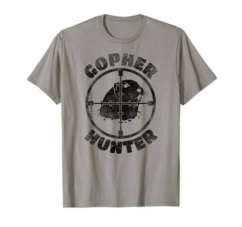 Funny Landscaping Gopher Hunter T-Shirt