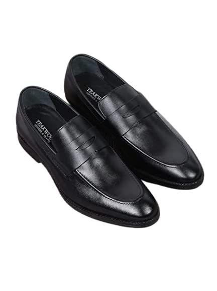 Teakwood Handcrafted Uniform_ Dress Shoe with Cap Toe Black_(Size 43 (B0BL12ZY92) Amazon Price History, Amazon Price Tracker