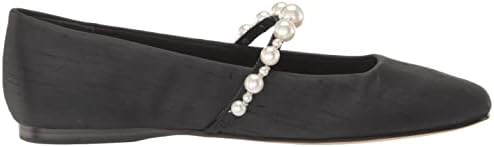 Dolce Vita Women's Roxana Pearl Ballet Flat, Onyx Satin, 9.5 | Image 5