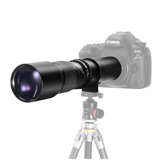 500-1000mm F8 Telephoto Lens for Canon