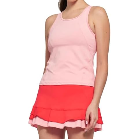 LIJA Women`s Daily Tennis Tank Shell Pink, Medium Cover