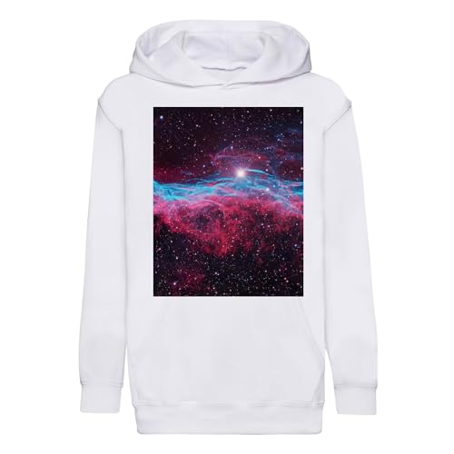 Sweat à capuche premium nébuleuse textile haute qualité enfant