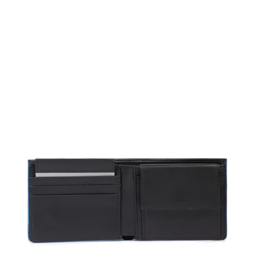 Piquadro Atlas Men´S Wallet Flip Out Id Holder Rfid Black