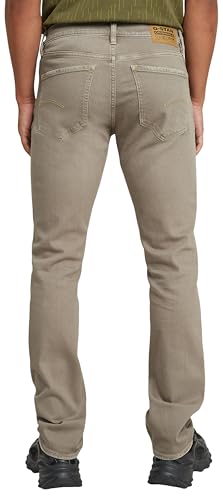 G-STAR Raw - Mens Mosa Straight Jeans, Color Flint Grey Gd, Size: 27W x 32L2