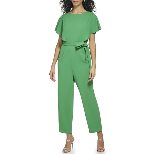 DKNY Women's Jumpsuit, Apple Green, 8