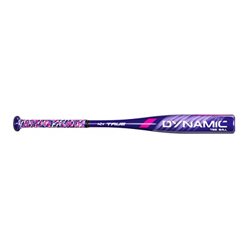 Batte de baseball violet dynamique 5,3 cm de diamètre avec pack de 12 balles haute visibilité