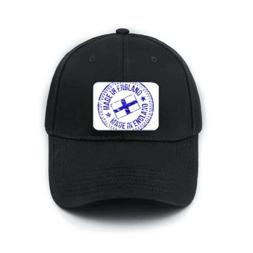 Casquette de baseball noire Royaume-Uni réglable pour éviter la chaleur