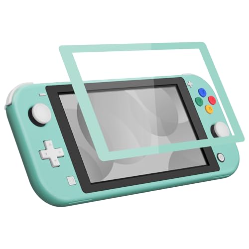 Image of eXtremeRate Misty Green DIY Replacement Shell for Nintendo Switch Lite, NSL Handheld Controller Housing w /Screen Protector, Custom Case Cover for Nintendo Switch Lite
