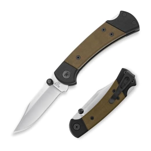 Buck Knives 112 Ranger Sport Folding Pocket Knife, Aluminum Screw-Together Handle, 3" Clip-Point S30V Steel Blade with Pocket Clip