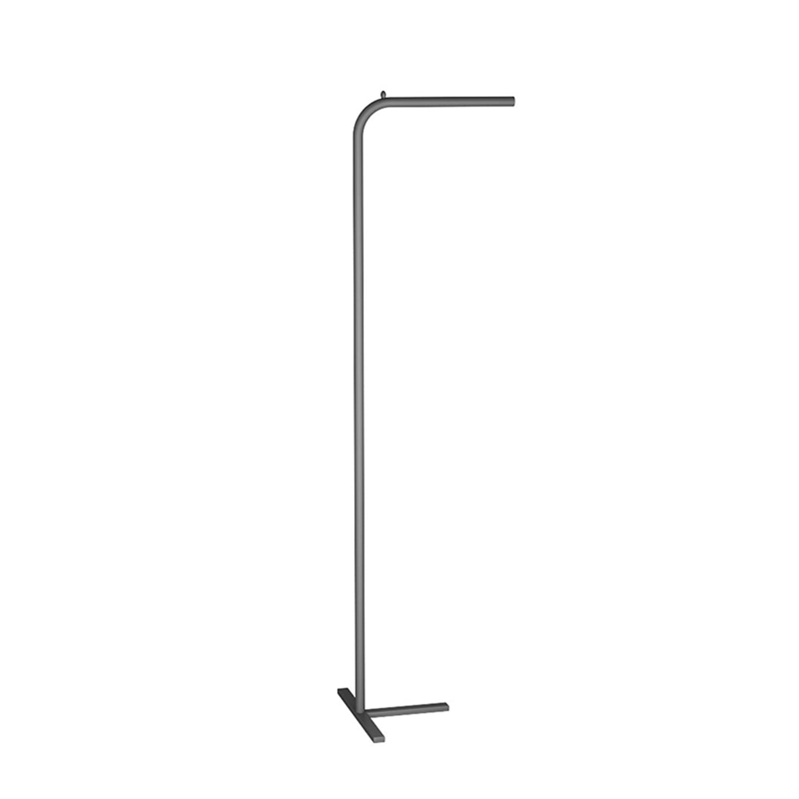 FGXHHS Freestanding Metal Coat Rack - Easy Assembly Clothing Storage Hanger for Bedroom & Retail Stylish Black Garment with Hanging Rail