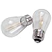 Ruitutedianzi 15 Pack 3V LED S14 Replacement Light Bulbs Shatterproof Outdoor Solar String Light Bulbs Warm White