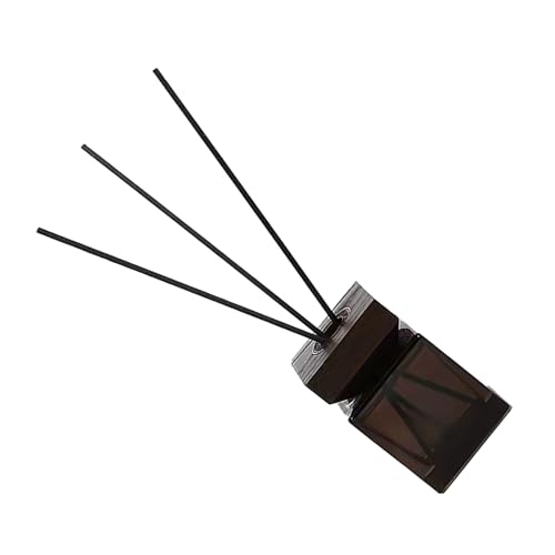 Set Difusor Aromaterapia Vidrio 100ml con Tapa Madera miniatura 1