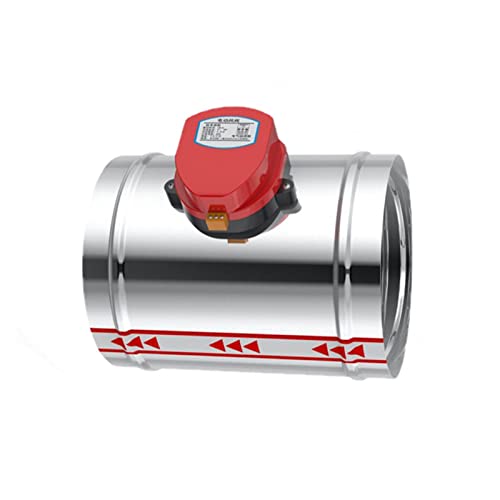 Válvula de aire eléctrica 24V de acero inoxidable 201 y 80mm para conducto 2