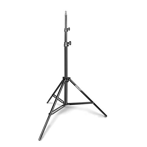 EMART Light Stand, 6.2 ft Photography Stands for Photo Video Studio, Background, HTC Vive, Softbox, Reflector, etc. (1 Pack)