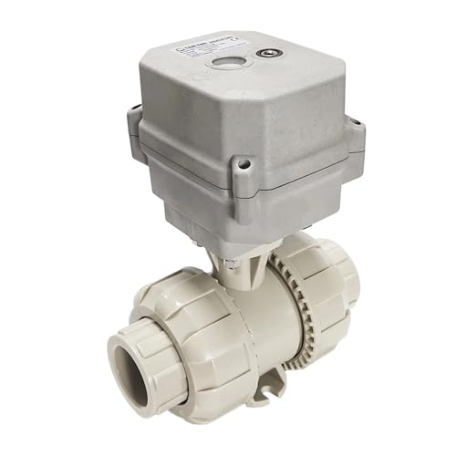 Válvula de bola motorizada DN20 DC12V con rosca BSP y control automático de agua 4