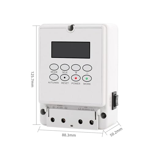 Interruptor temporizador digital de timbre programable a 220V y 80 grupos por microcomputadora 4