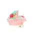 Muñecas Antonio Juan Canastilla Rosa para muñecas con Chupete, Esponja, biberón, pañales,...