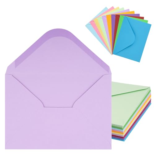 Briefumschläge, 50 Stück Umschläge mit Nassklebung, 120 g/m...