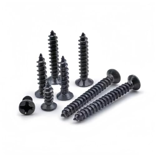 Tornillos autorroscantes negros 1000 unidades 1.2x5mm miniatura 4