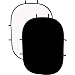 Impact Collapsible Background - 5 x 7' (Black/White)