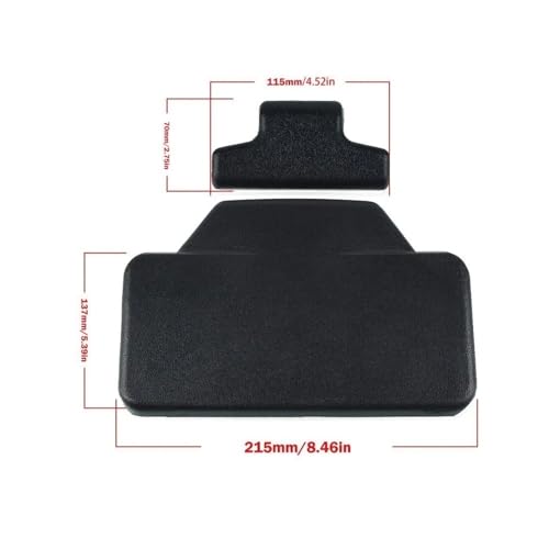 Coussinets de dossier passager moto universels à double rembourrage ergonomique - 2