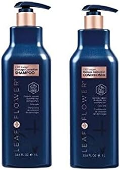 Leaf & Flower Instant Damage Correction Shampoo & Conditioner 33.8 oz Duo