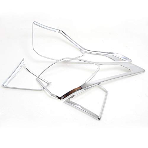 Kadore Chrome Rear Tail Light Lamp Cover Trim Bezel for Ford Escape Kuga 2017 2018 2019 Third Generation 4PCS/Set - Thumbnail 5
