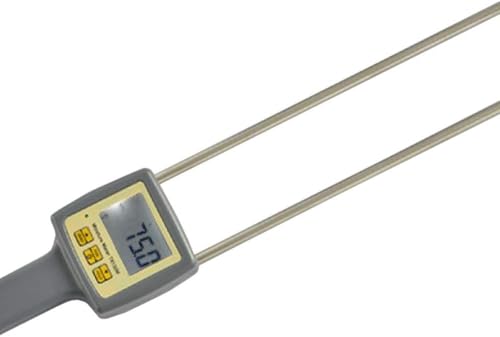 YFYIQI Paper Bale Moisture Meter Tester with Measuring Range 0-95% Resolusion 0.1 Accuracy ±0.5 Used for Paper Parcel Paper Bale Paper Dust, Etc