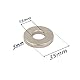 Realth 2 Stück Neodym Magnet Ringmagnet Runder Ring Magnet Ø 35mm x 15mm x 5mm Dicke für Büro Wissenschaft Projekt und Handwerk(MT3502)