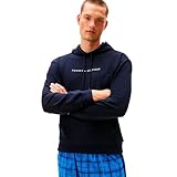 Tommy Hilfiger Sudadera Hombre con Capucha, Azul (Desert Sky), XL