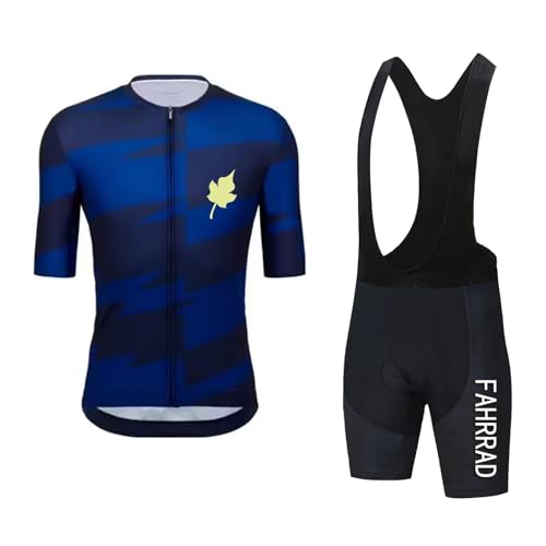 Maillot de cyclisme d'été homme avec short rembourré gel 9D respirant XL