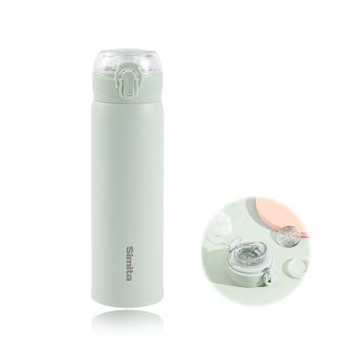 DEARART 17oz Insulated Water Bottle, Stainless Steel