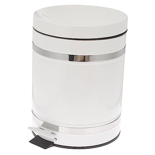 Caneca con pedal resistente de hierro para baño miniatura 1