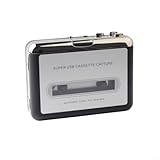 Conversion MP3 : ce lecteur de cassette lit non seulement des cassettes, mais les convertit également en fichiers MP3 via USB, ce qui facilite le transfert de votre musique préférée vers des appareils numériques.