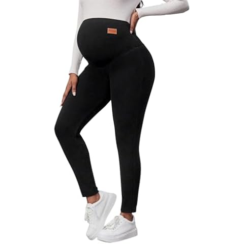 Legging Maternité ORANDESIGNE Doublé Polaire Cover