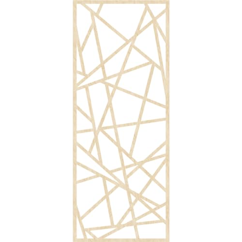 Image of Conway Decorative Pierced Fretwork Wood Wall Panels, 23 3 /8 inchW x 59 3 /8 inchH x 1 /4 inchT, Birch