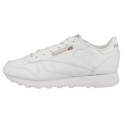 Reebok Classic Leather 001, Zapatillas de Deporte Mujer, Ftwr White Ftwr White Pure Grey, 38 EU