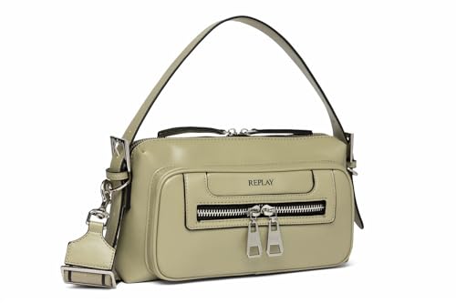 Sac à main Replay FW3558 en simili cuir noir élégant pour femme