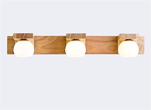 Lámpara de pared retro de madera con diseño de estilo americano 2