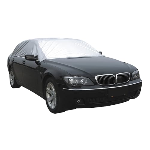 Sakura SS5385 Housse de toit de voiture extra large grise – Protection contre le gel et résistante à l'eau – Ajustement universel facile – Choisissez...