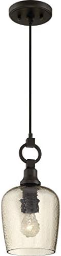 Quoizel Kendrick 1-Light Western Bronze Mini Pendant Light