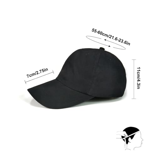 Gorra de béisbol bordada unisex de algodón ajustable miniatura 2