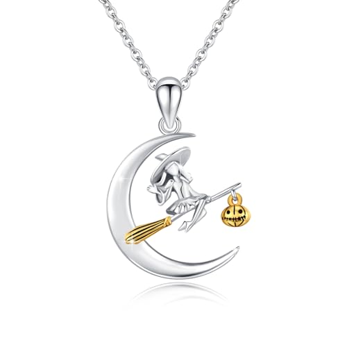 Pendentif de sorcière païenne contre la décoloration des bijoux