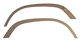 2 piezas fáciles de montar TRUCKDANET Accesorios de acero inoxidable para camión serie FH4, guardabarros delanteros.
