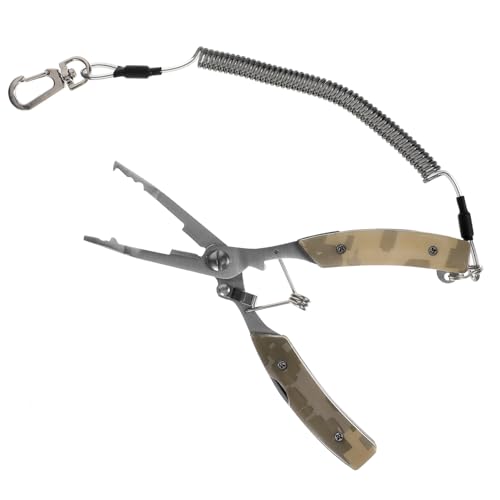DECOMELODY Cortador de Alambre Compacto portátil lapto portàtils mackbook Cortadores cordón de Herramientas retráctil Accesorio de Pesca cizalla de Pesca Profesional el plastico Camouflage